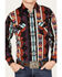 Image #3 - Panhandle Boys' Southwestern Striped Print Long Sleeve Snap Western Shirt, Black, hi-res