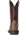 Image #3 - Ariat Men's Authentic Layton Western Boot - Broad Square Toe, Brown, hi-res