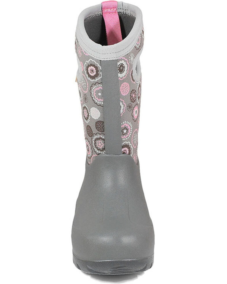 Bogs Boys Grey Neo Classic Bullseye Winter Boots Round Toe Sheplers