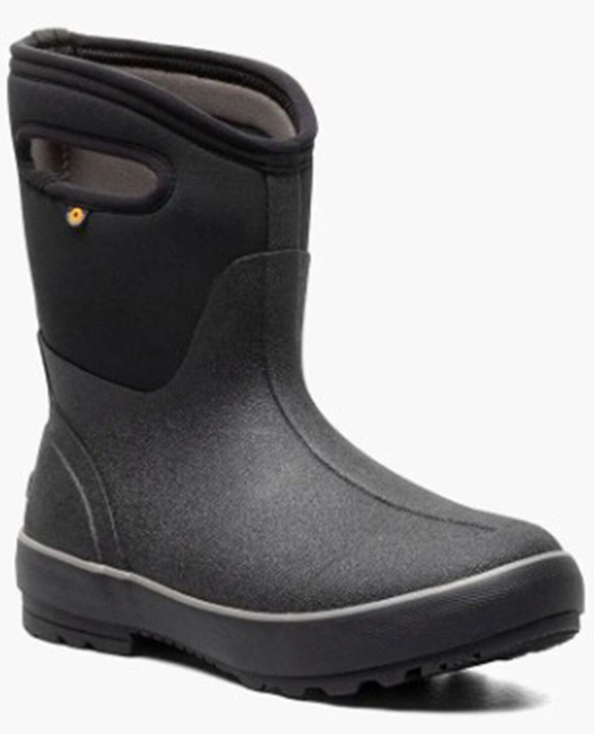 Image #1 - Bogs Women's Classic Mid II Waterproof Farm Ankle Boots - Round Toe, Black, hi-res