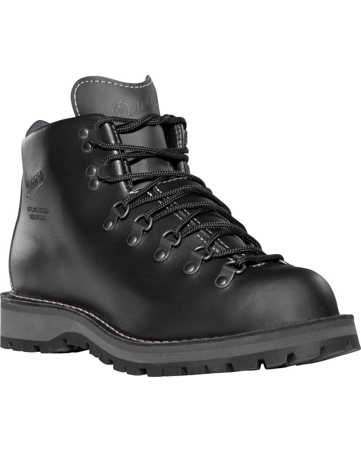 mens black walking boots