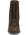 Image #4 - Justin Women's McKean Lace-Up Boots - Round Toe, Khaki, hi-res