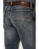 Wrangler 20X Men's No.42 Cayuse Medium Wash Stretch Slim Bootcut Jeans , Blue, hi-res