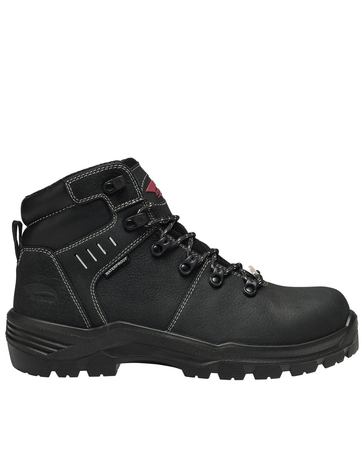 Image #2 - Avenger Men's Black Foundation Work Boots - Composite Toe, Black, hi-res