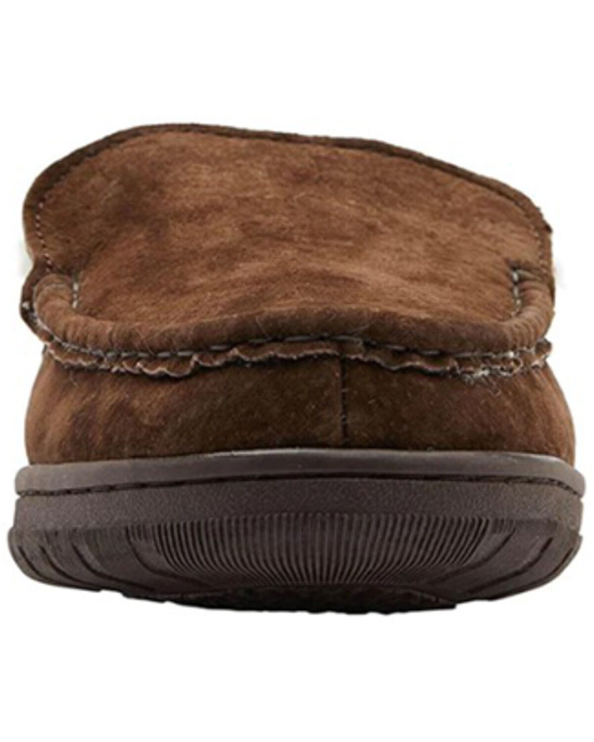 Image #2 - Lamo Footwear Men's Harrison Slippers - Moc Toe, Chocolate, hi-res