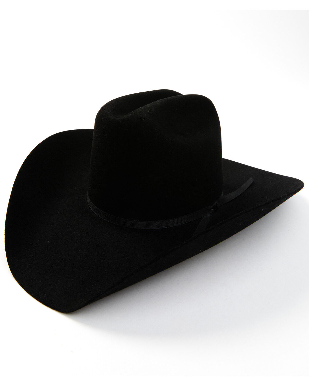 Image #1 - Serratelli 5X Felt Cowboy Hat, Black, hi-res