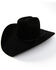 Image #1 - Serratelli 5X Felt Cowboy Hat, Black, hi-res