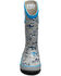 Image #4 - Bogs Boys' Pixel Shark Rainboots, Multi, hi-res