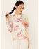 Image #2 - PJ Salvage Women's Happy Blooms Floral Print Long Sleeve Top , , hi-res