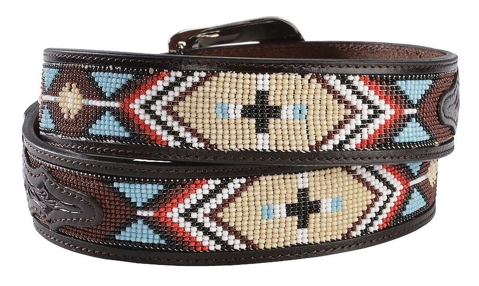 3D Aztec Beaded Western Belt Sheplers