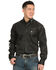 Image #3 - Ariat Men's Long Sleeve Logo Long Sleeve Western Shirt , Black, hi-res