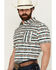 Image #2 - RANK 45&reg; Men's Resurrection Southwestern Print Short Sleeve Button-Down Performance Stretch Western Shirt, Ivory, hi-res