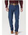 Image #1 - Wrangler Men's Medium Wash High Rise Original Cowboy Bootcut Jeans, Blue, hi-res