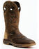 Double H Men's Malign Waterproof Performance Western Roper Boots - Broad Square Toe , Brown, hi-res