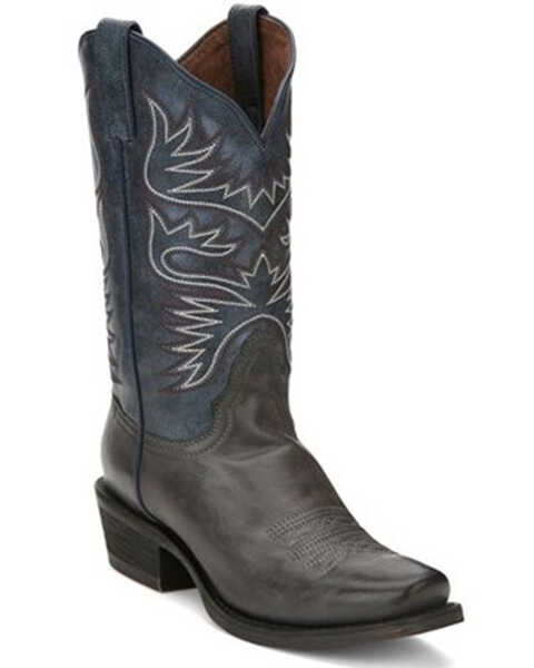 Image #1 - Hero By Nocona Women's Elisabet Antique Performance Cowhide Leather Western Boots - Snip Toe , Black, hi-res