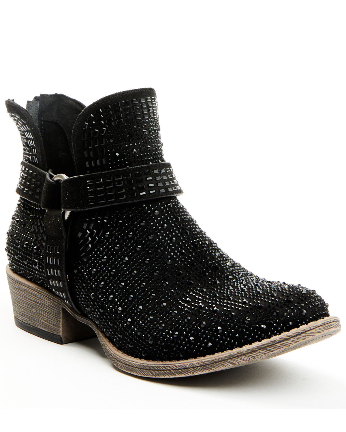 Image #1 - Very G Women's Raquel Booties - Round Toe, Black, hi-res