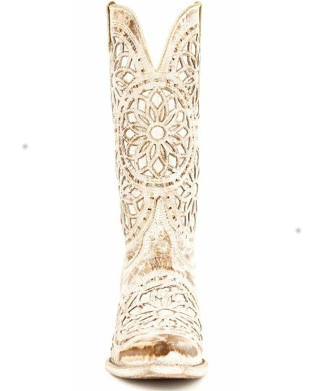 Image #4 - Ferrini Women's Mandala Western Boots - Snip Toe, Brown, hi-res