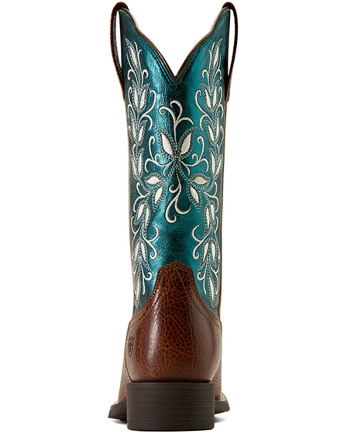 Image #5 - Ariat Women's Round Up Holly Performance Western Boots - Broad Square Toe, Brown, hi-res