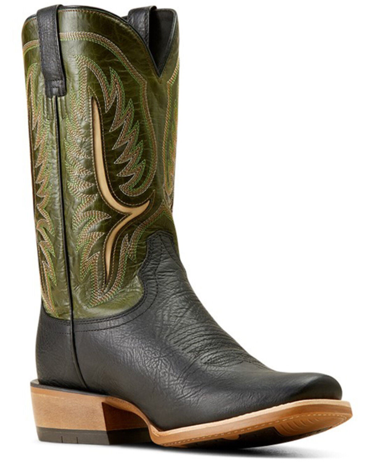 Image #1 - Ariat Men's Stadtler Performance Western Boots - Square Toe, Black, hi-res