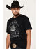 Image #2 - Cowboy Hardware Men's El Jefe Tequila Graphic T-Shirt , Black, hi-res