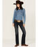 Image #3 - Wrangler Women's Shiloh Dark Wash Low Rise Ultimate Riding Stretch Bootcut Jeans, Dark Wash, hi-res