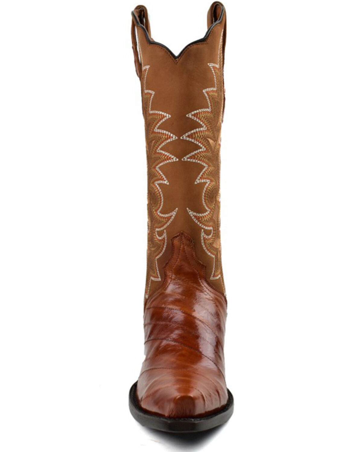 Image #4 - Dan Post Women's Eel Peanut Exotic Western Boot - Snip Toe, Brown, hi-res