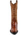 Image #4 - Dan Post Women's Eel Peanut Exotic Western Boot - Snip Toe, Brown, hi-res