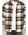 Image #3 - Brothers and Sons Men's Bunker Plaid Print Long Sleeve Button-Down Flannel Shirt, Cream, hi-res