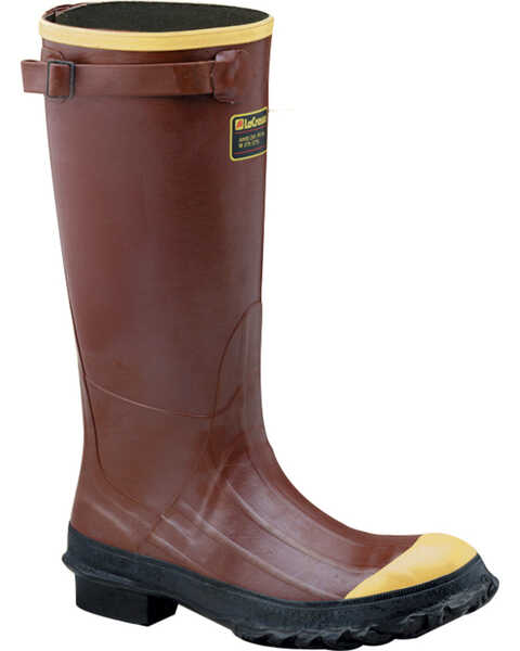 Image #1 - Lacrosse Men's PAC 16" Work Boots - Steel Toe , Rust Copper, hi-res