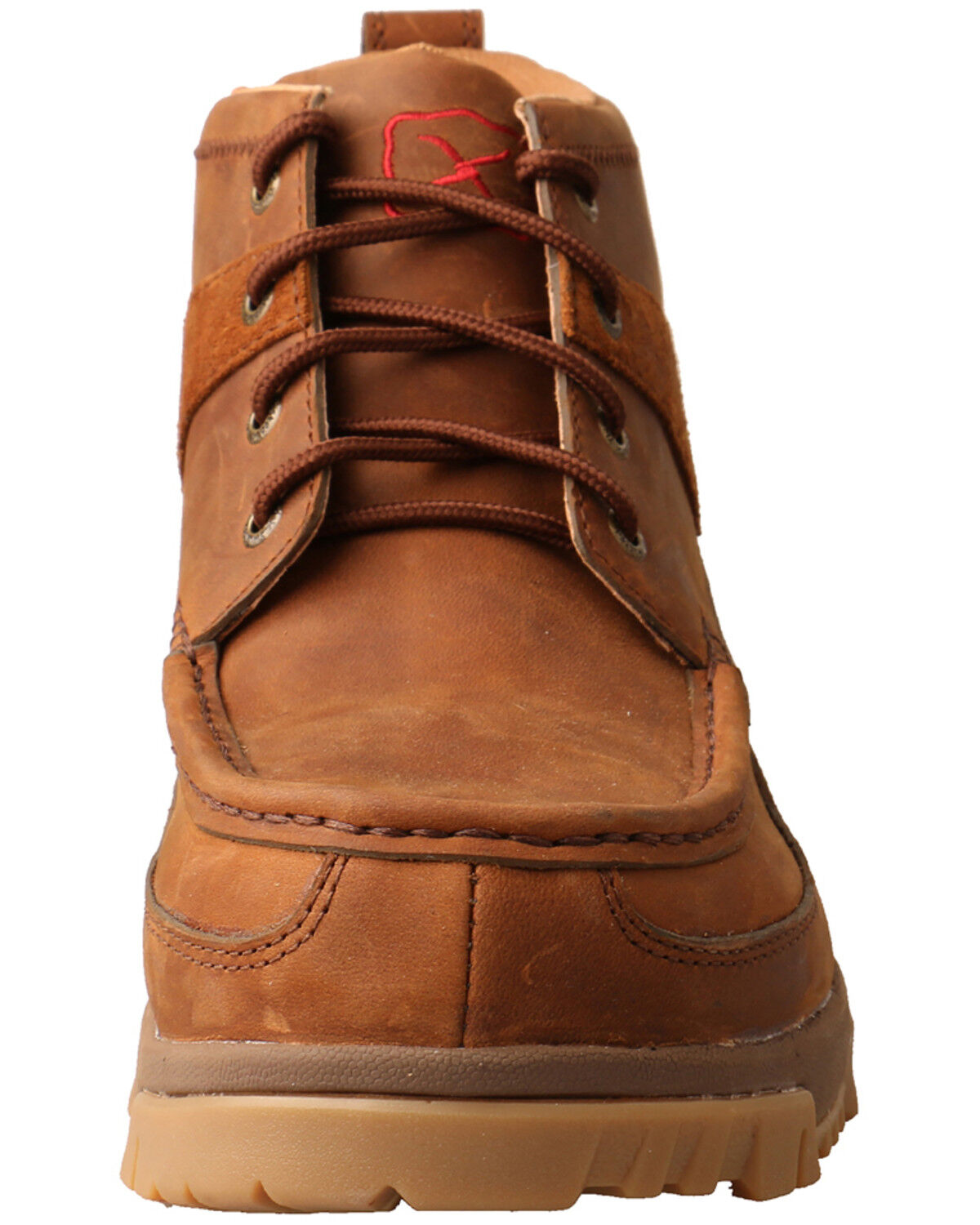 Image #5 - Twisted X Men's 4" CellStretch Lace-Up Work Boots - Composite Toe, Brown, hi-res