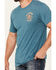 Image #3 - Moonshine Spirit Men's Mariachi Mandala Short Sleeve Graphic T-Shirt, Blue, hi-res