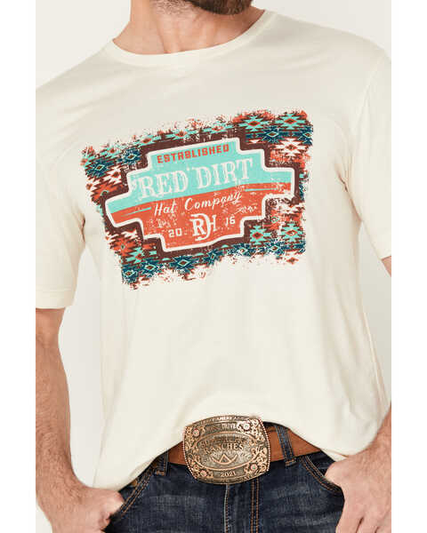 Image #3 - Red Dirt Hat Men's Taco Shop Southwestern Print Logo Short Sleeve Graphic T-Shirt, Oatmeal, hi-res