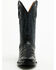 Image #4 - El Dorado Men's Nile Exotic Crocodile Western Boots - Square Toe, Black, hi-res