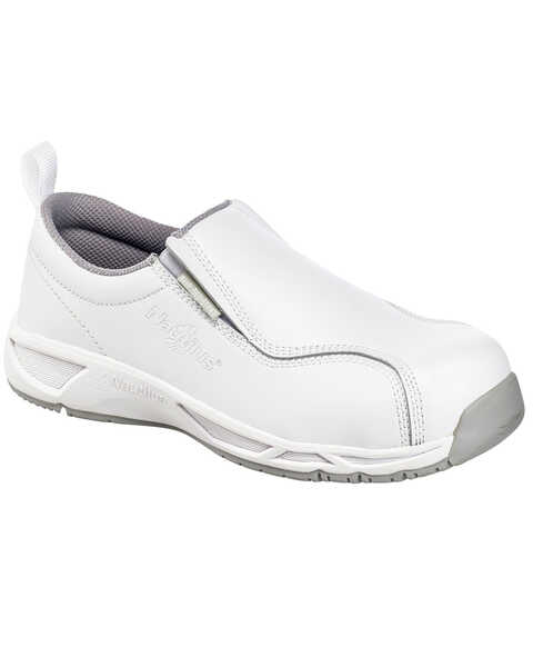 Image #1 - Nautilus Men's Slip-Resisting Athletic Work Shoes - Composite Toe, White, hi-res