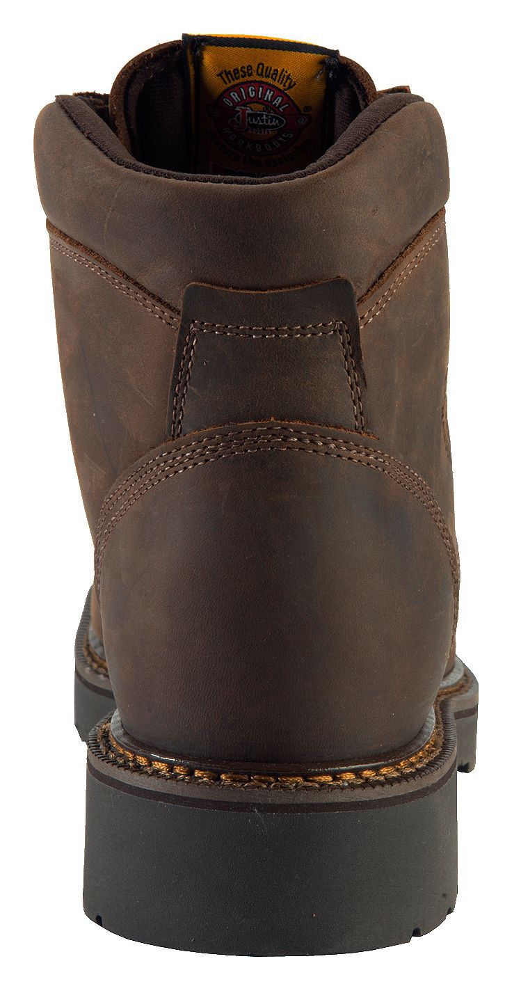 justin 6 lace up boots