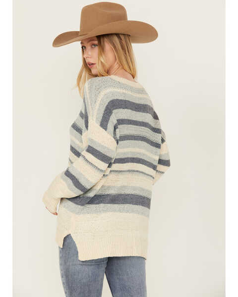 Image #4 - Wishlist Women's Cloud Striped Sweater , Blue, hi-res