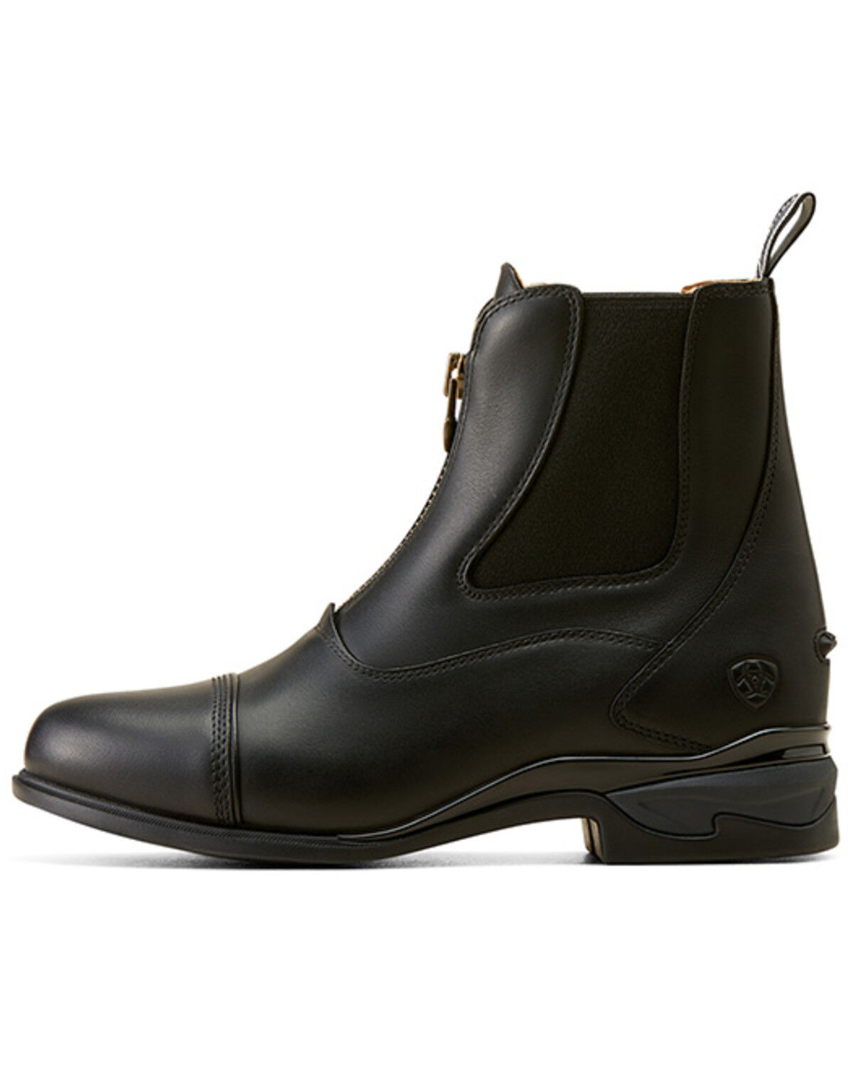 Image #2 - Ariat Women's Devon Zip Paddock Riding Boots - Round Toe, Black, hi-res
