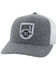 Image #1 - Hooey Men's Bronx Shield Patch Trucker Cap, Grey, hi-res