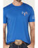 Image #3 - Buck Wear Men's Home Of The Brave Graphic Short Sleeve T-Shirt , Royal Blue, hi-res
