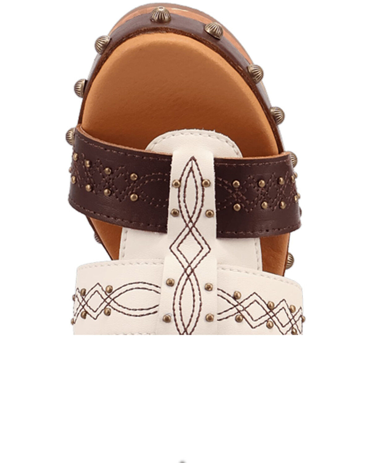 Image #6 - Dingo Women's Chateau Wooden Sandals, Brown, hi-res
