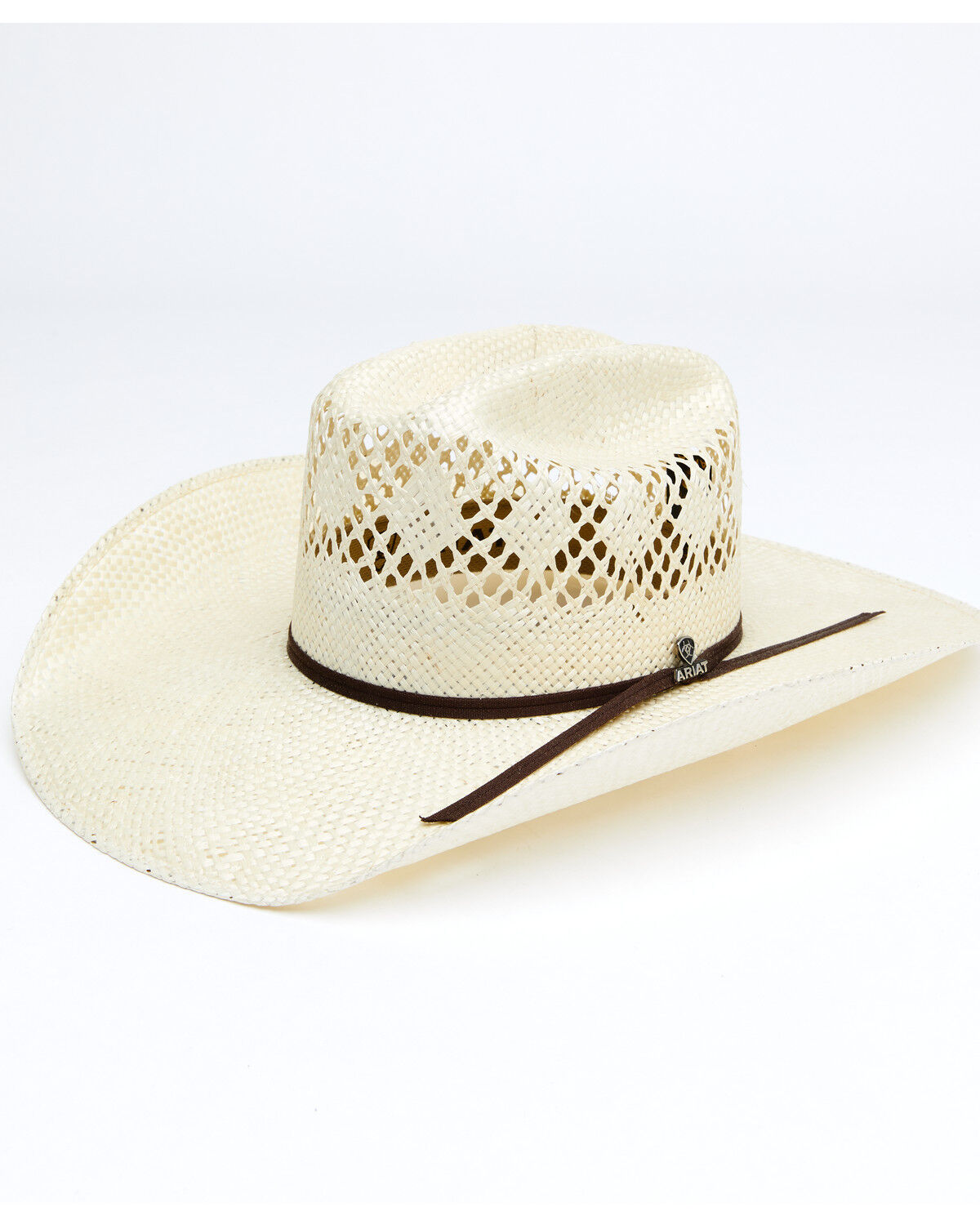 Image #1 - Ariat 7X Straw Cowboy Hat, Natural, hi-res
