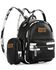 Image #1 - Wrangler Women's Cow Print Mini Backpack, Black, hi-res