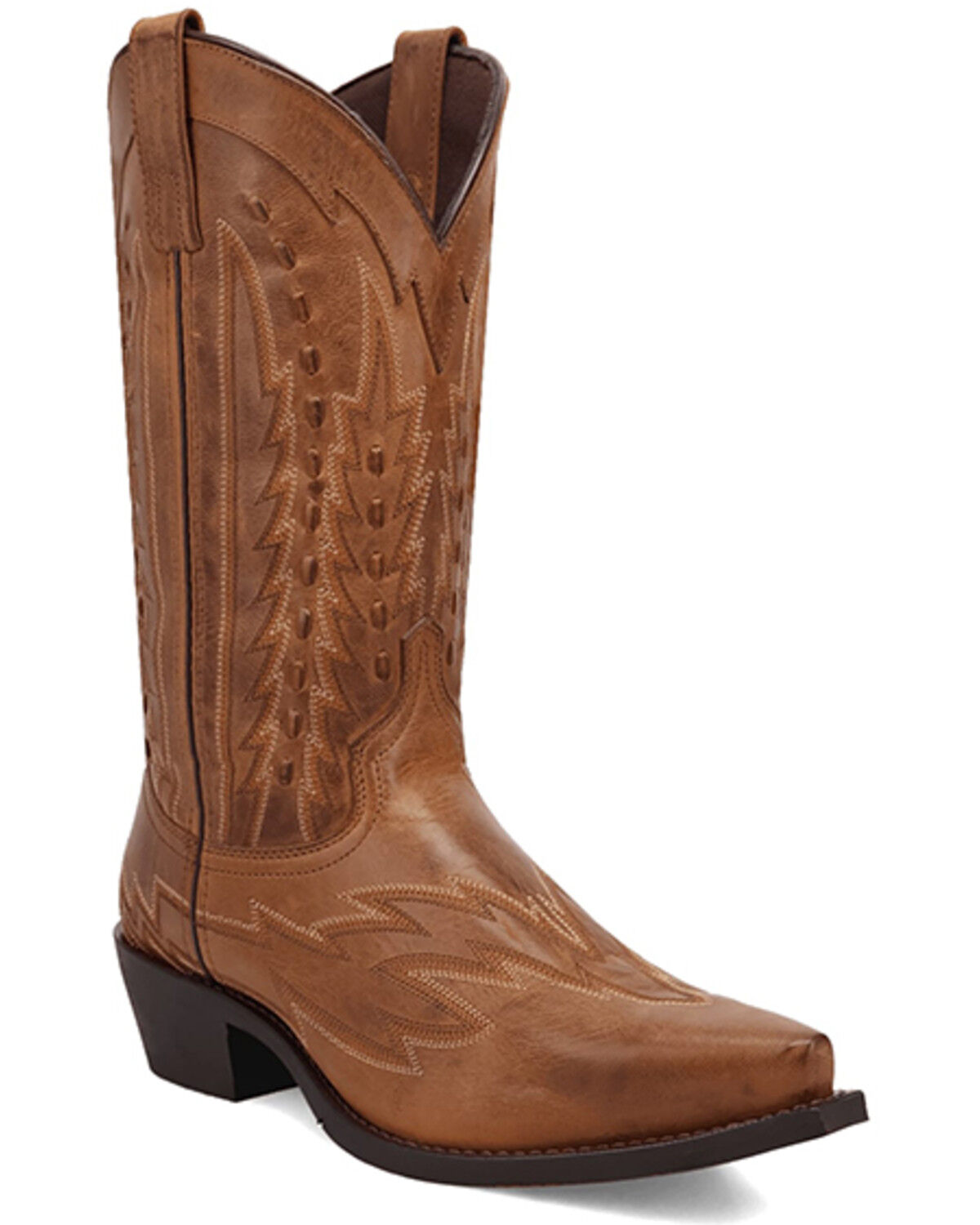 Image #1 - Laredo Men's Silverdale Western Boot - Snip Toe, Tan, hi-res