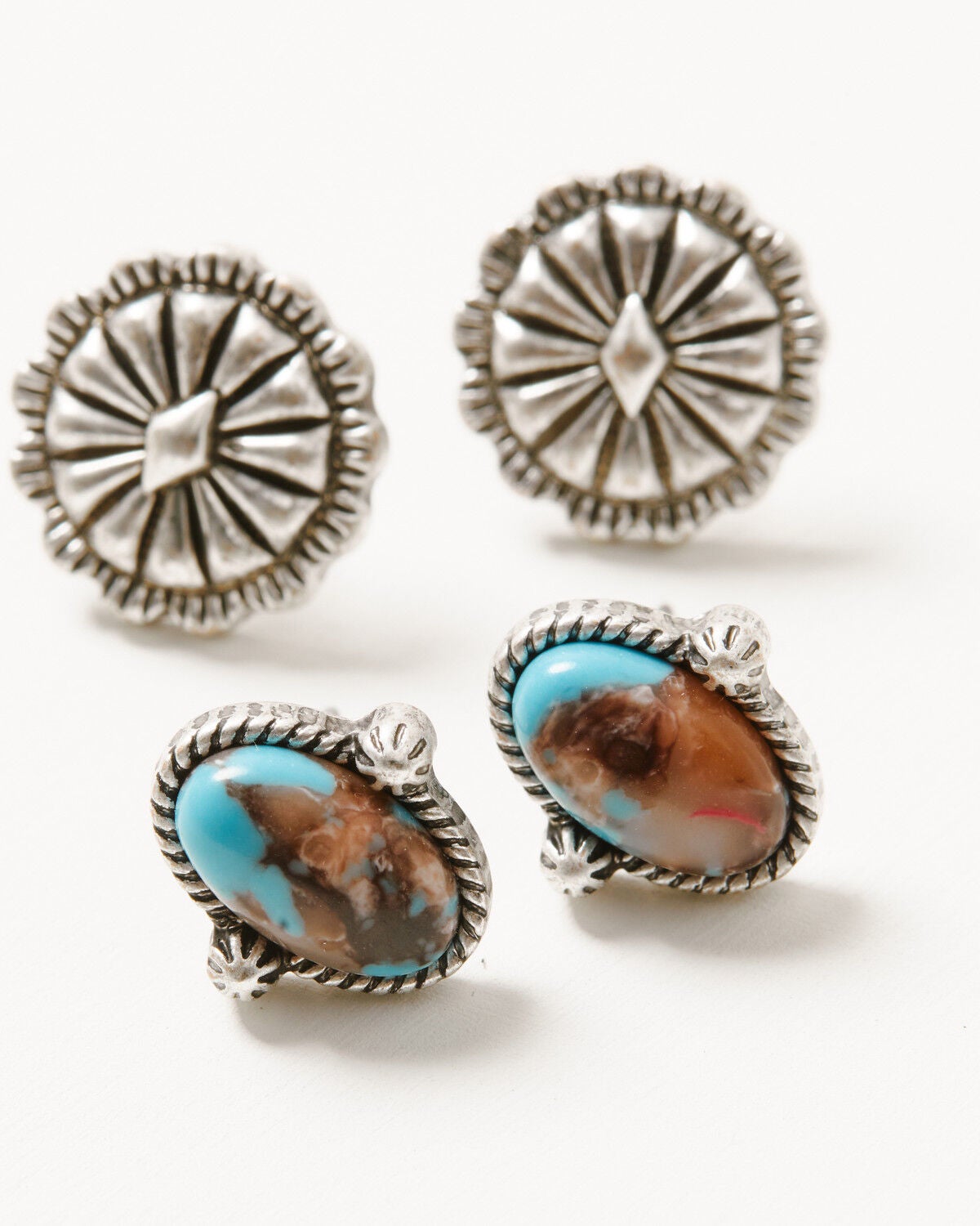 Image #5 - Shyanne Women's Retro Revival Earring Set - 5 Piece, Silver, hi-res