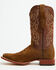 Image #3 - Tanner Mark Men's Ruff Out Suede Western Boots - Broad Square Toe, Brown, hi-res