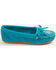 Minnetonka Women's Me To We Moccasins, Turquoise, hi-res