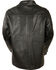 Image #3 - Milwaukee Leather Men's Black Club Style Shirt Jacket, Black, hi-res