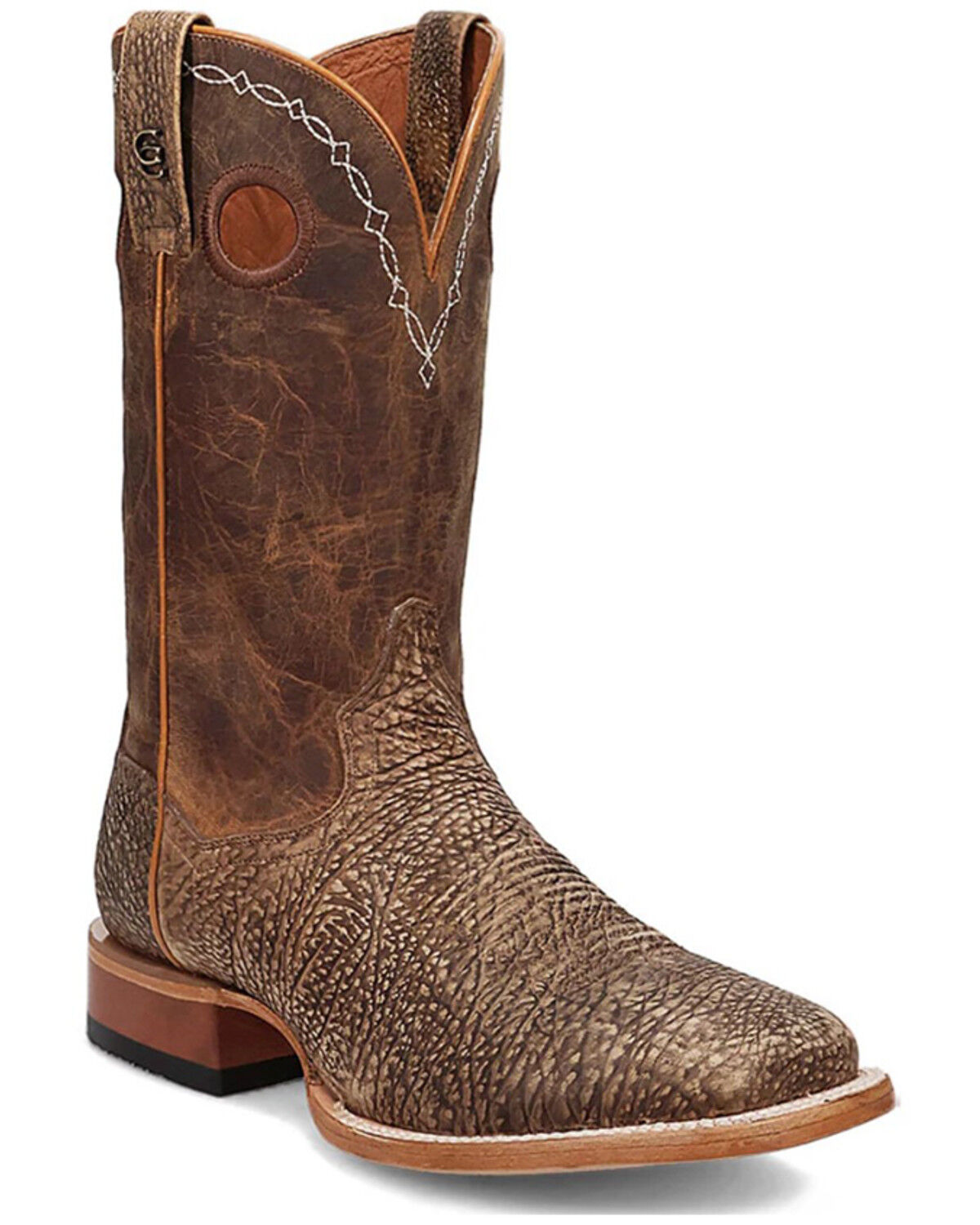 Image #1 - Dan Post Men's Murray Western Boots - Broad Square Toe, Brown, hi-res
