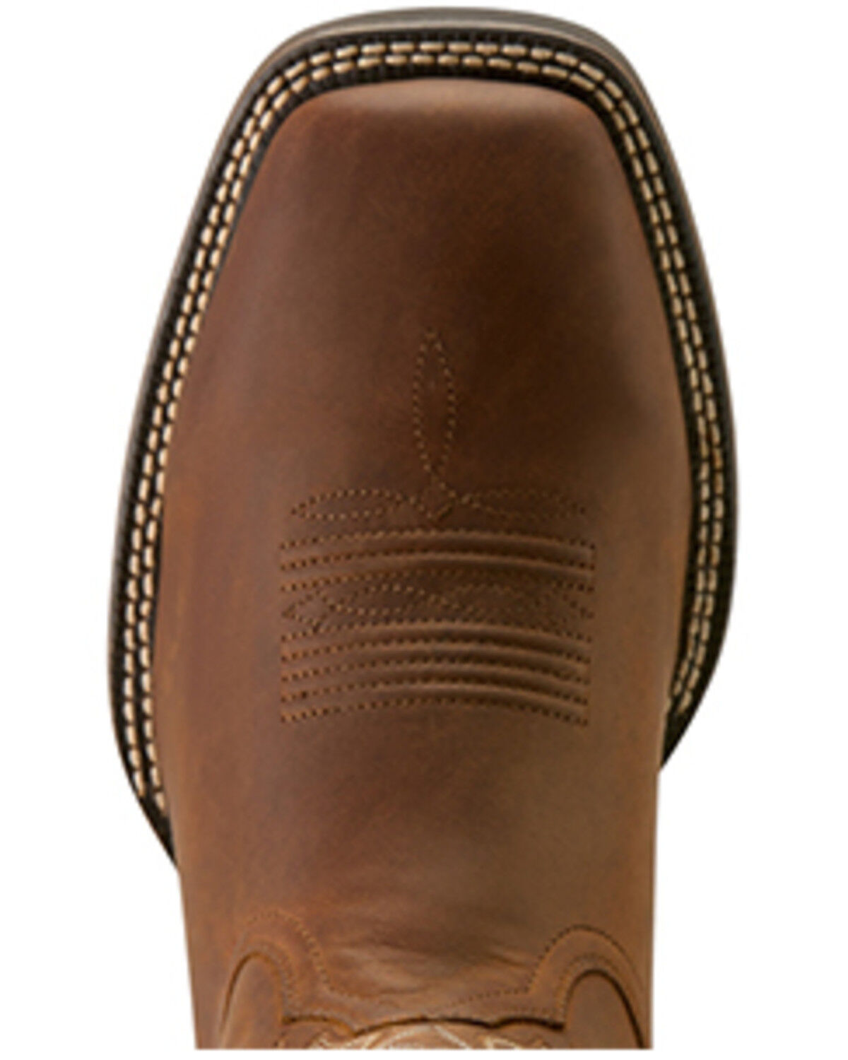 Image #4 - Ariat Men's Big Rig Performance Western Boots - Broad Square Toe, Brown, hi-res