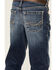 Ariat Boys' B4 Relaxed Augustus Stretch Bootcut Jeans, Blue, hi-res